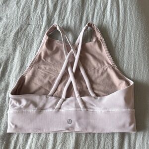 Lululemon Athletica Soft Pink Sports Bra